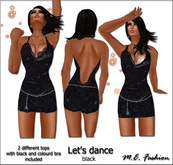 M.E. Fashion - Let's dance - Black