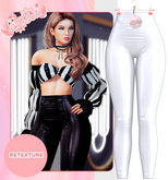 #3 Apple Blossom - White // Imani II Pants