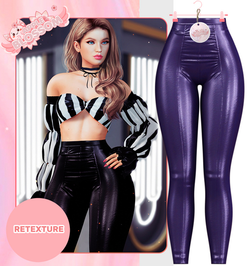 #12 Apple Blossom - Purple // Imani II Pants