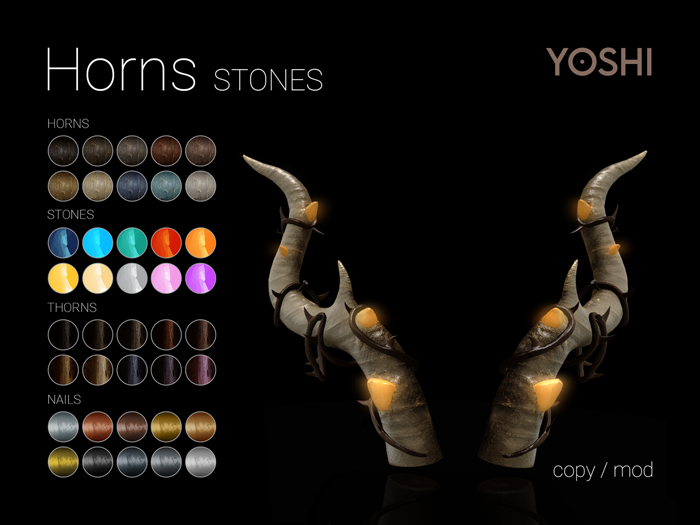 YOSHI - Horns Stones