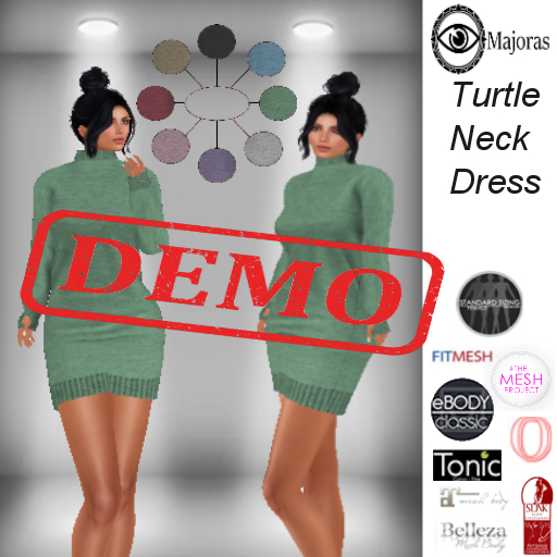 Majoras Turtle Neck Dress Demo - Wear to Unpack
