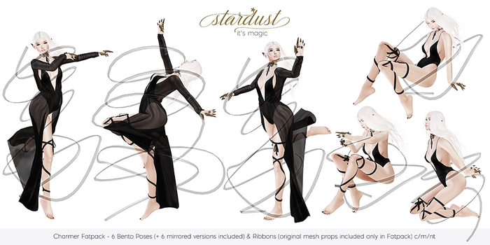 Stardust - Charmer - FATPACK Bento Poses & Ribbons