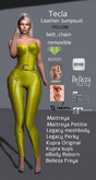 Res_Tecla jumpsuit with chains and belts YELLOW