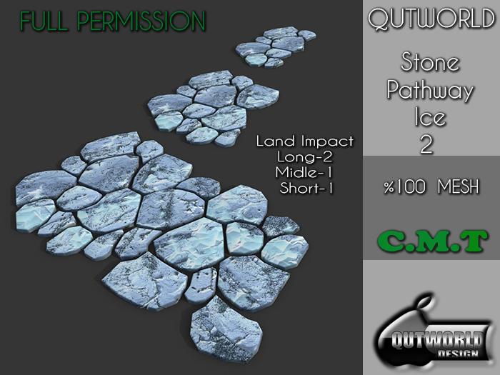 .::QUTWORLD Stone Pathway Ice-2::.FP 