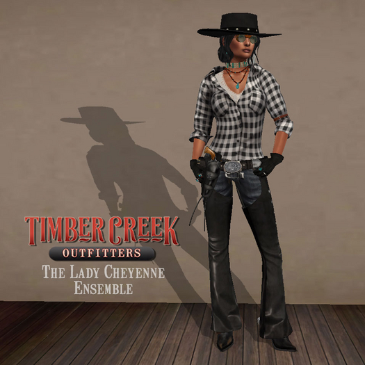 [Timber Creek] Lady Cheyenne Ensemble-Black