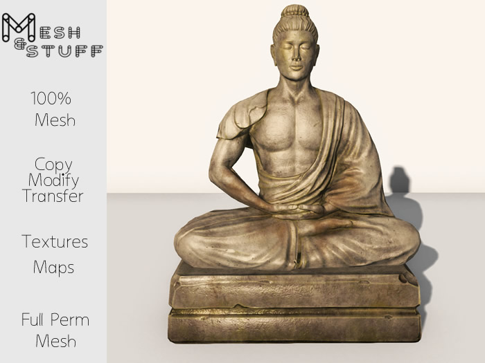 M&S ~ Meditation Statue Mesh Full Perm *