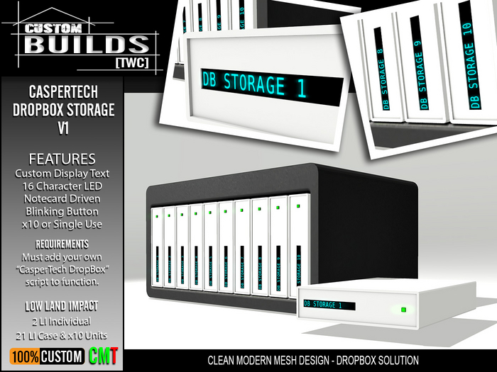 [TWC] - CasperTech DropBox Storage V1