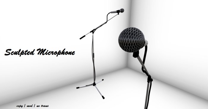 Sculpted microphone