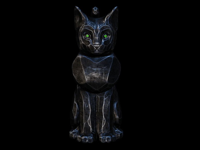 Fat Decor - Sitting Cat Black