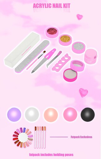 #Loveholic - Acrylic Nail Kit FATPACK