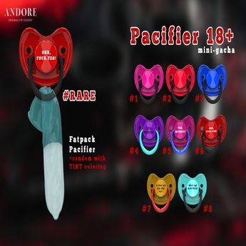 Second Life Marketplace - ANDORE - gacha - Pacifier 18+ #1