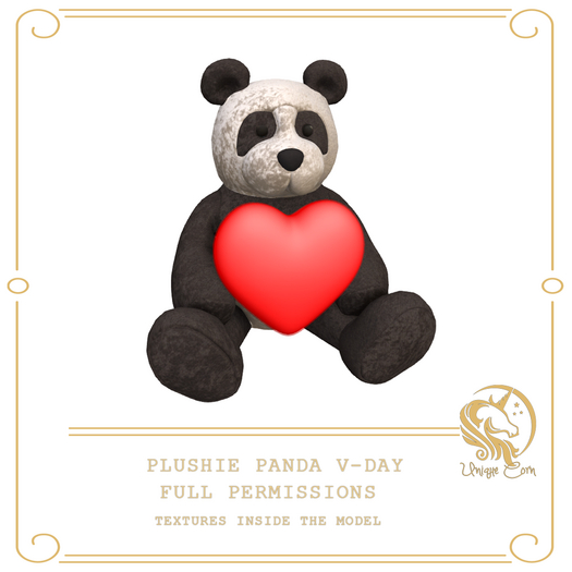 Full Perm Plushie Panda V-day with AO