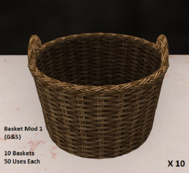 Second Life Marketplace - G&S BASKET MOD 1 x10
