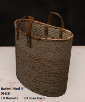 Second Life Marketplace - G&S BASKET MOD 4 x10