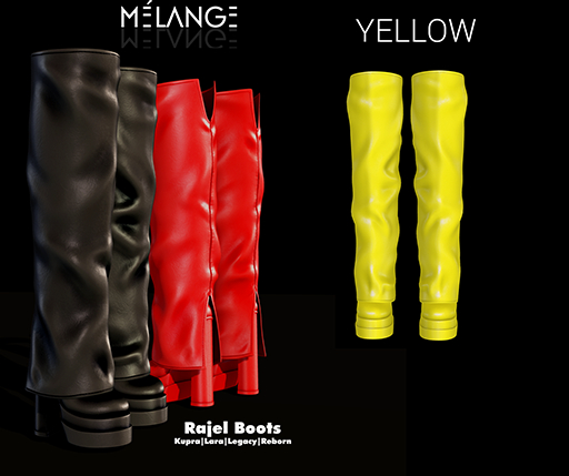 Melange: Rajel Boots [Yellow]