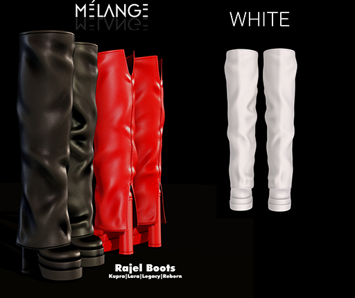 Melange: Rajel Boots [White]