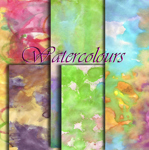 Painted water textures