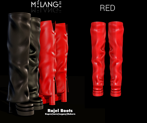 Melange: Rajel Boots [Red]