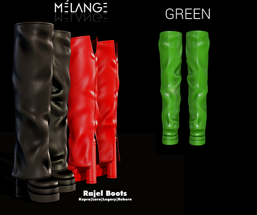 Melange: Rajel Boots [Green]