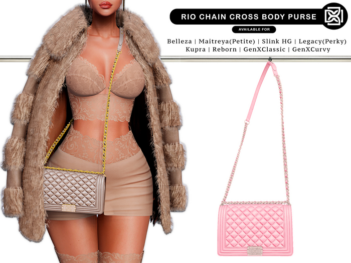 Addams - Rio Chain Cross Body Purse #05