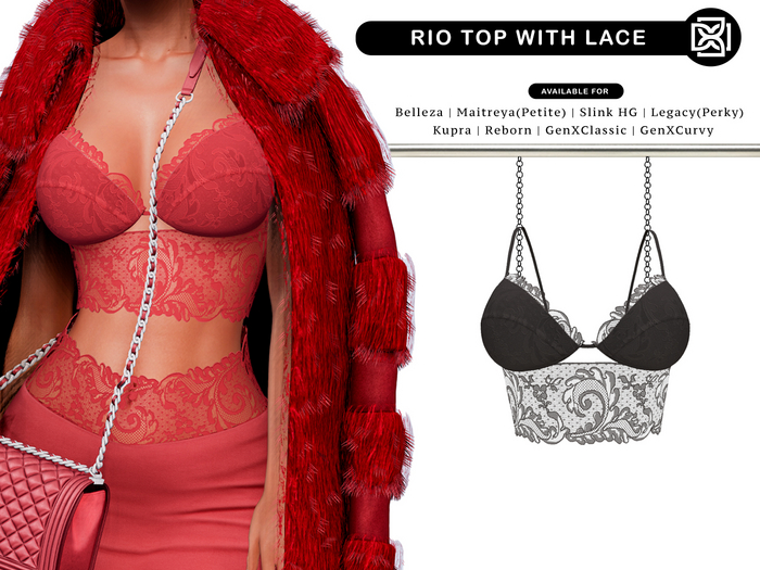 Addams - Rio Top With Lace #29