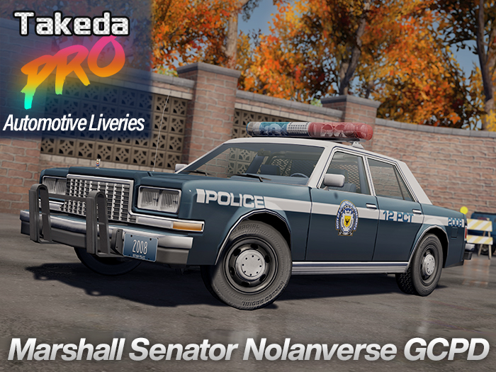 Takeda PRO Auto Livery - Marshall Senator Nolanverse GCPD