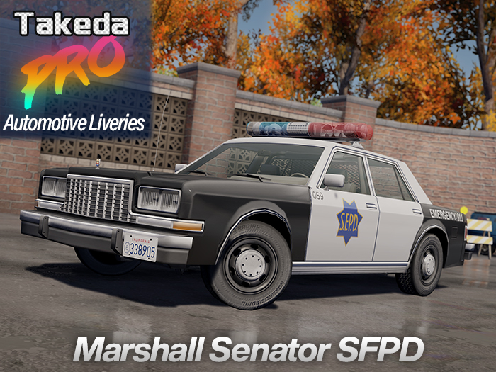 Takeda PRO Auto Livery - Marshall Senator SFPD