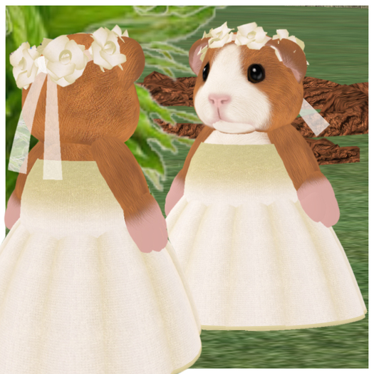 *VLC* Spring dress for tinies - Gold