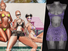 #Klubb "Paola" Crochet Dress [Vacation]