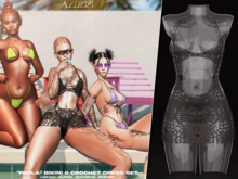 #Klubb "Paola" Crochet Dress [Sundae]