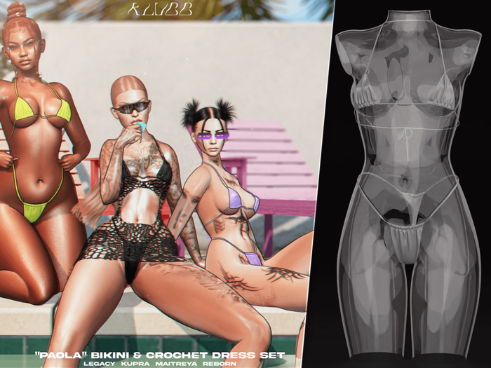 #Klubb "Paola" Bikini [Razor Blade]