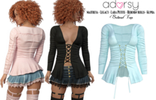 adorsy - Selina Top Light Blue - Maitreya/Legacy/Lara Petite/Kupra/Reborn-Rolls
