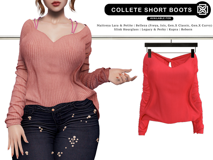 Addams "Collete" Loose Sweater #07