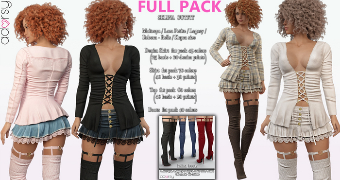 Outfit Selina Outfit - Maitreya Outfit Legacy Outfit Nerido Outfit Lara Petite Outfit Reborn Outfit Juicy Outfit