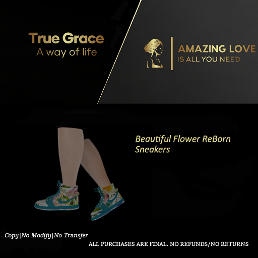 Beautiful Flower ReBorn Sneakers
