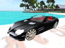 MERCEDES  MACLAREN BLACK&  RED [[ FULL PERM ]]
