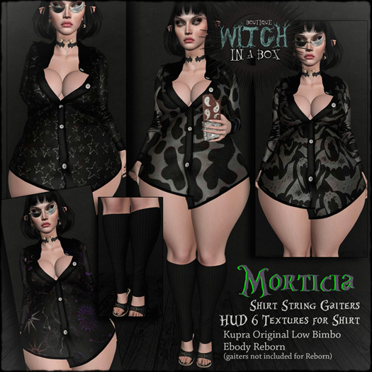 Witch In A Box // Morticia Set