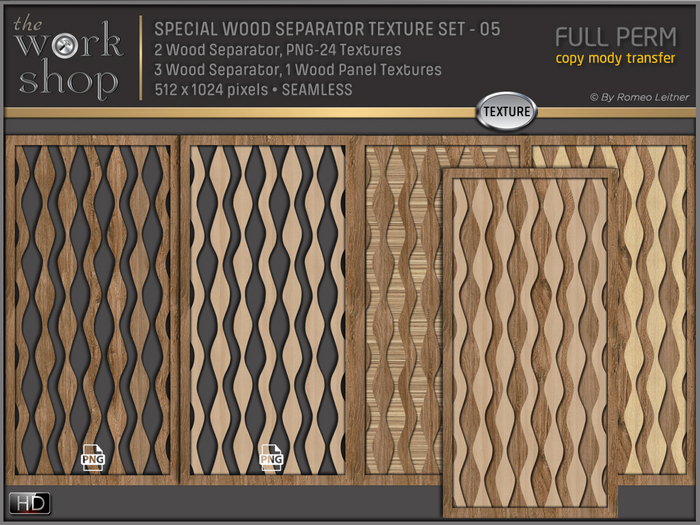 SPECIAL WOOD SEPARATOR TEXTURE SET-05