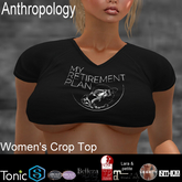 My retirement plan *Fishing* Women's Crop Top (WCTK)