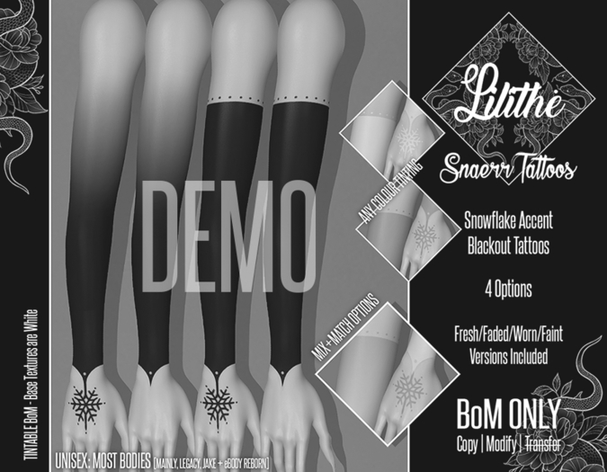 Lilithe'// Snaerr Tattoos [DEMO]