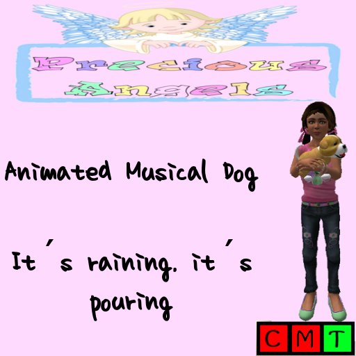 Musical dog It's raining