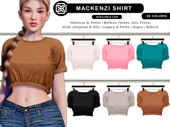 Addams "Mackenzi" Crop Top #FATPACK