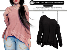 Addams - Bunny - Off Shoulder Sweater #29