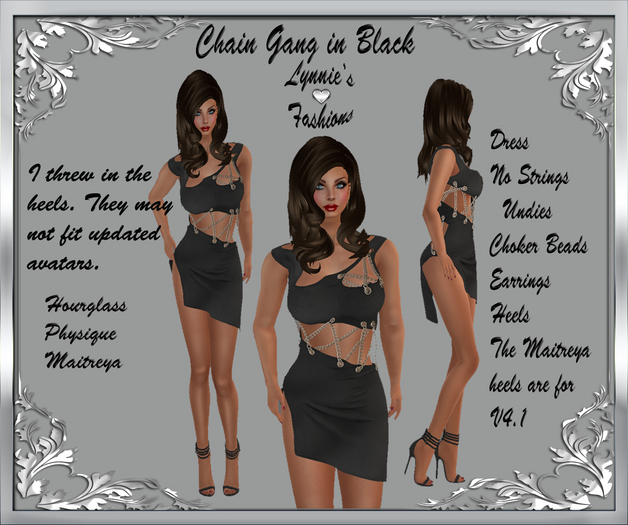 CHAIN GANE IN BLACK UNPACK