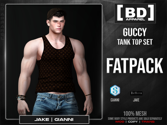 [BD] Apparel | GUCCY Tank Top  - FATPACK