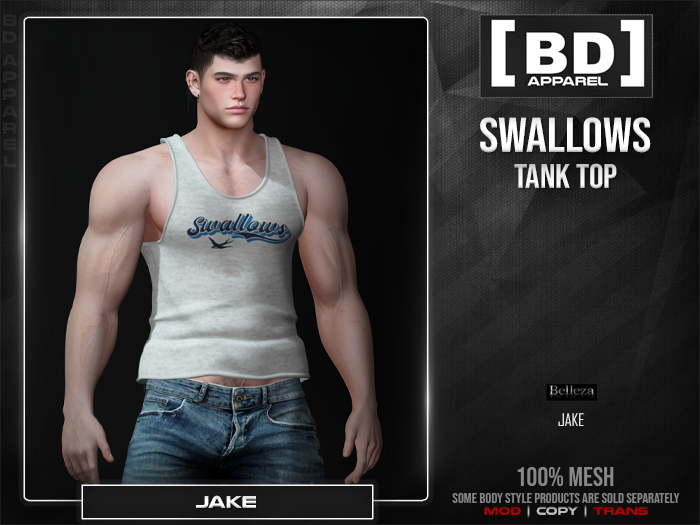 [BD] Apparel | Swallows Tank Top - Jake