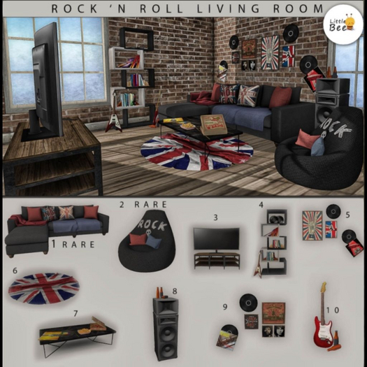 02 Little Bee - Rock 'N Roll Living Room RARE
