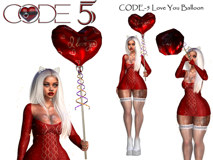 CODE-5 LOVE YOU Balloon V..0.01