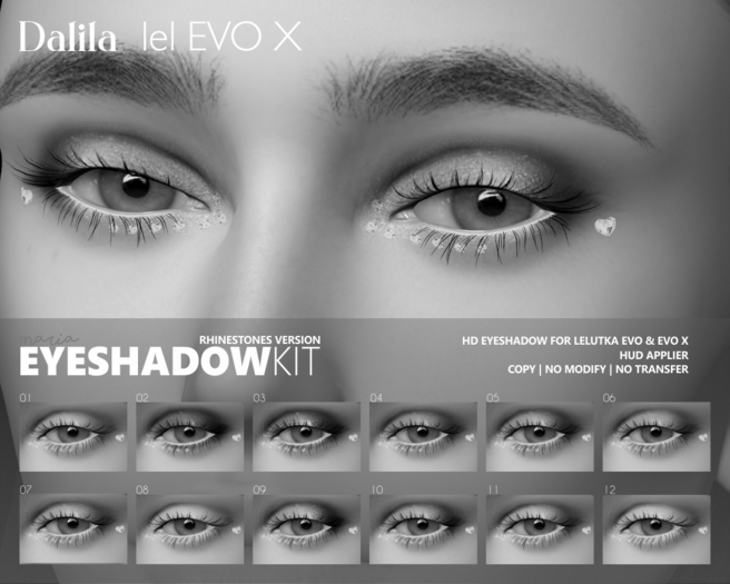 DEMO Dalila Maria Eyeshadow Kit - Rhinestone Version