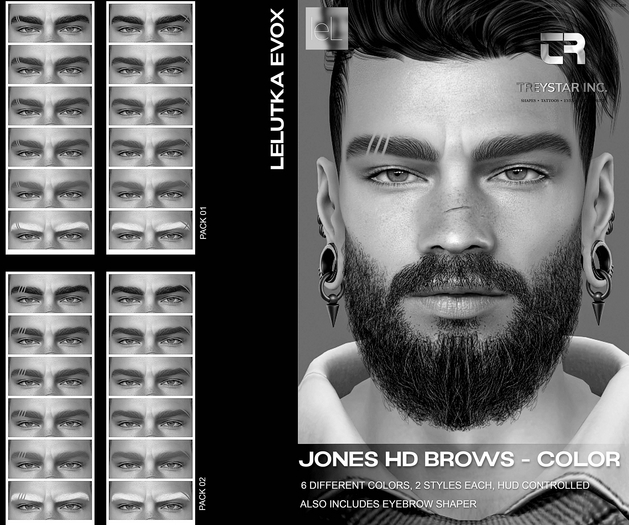 { Treystar Inc. } - Jones HD Brows - Color - Demo [ Lel EvoX ]